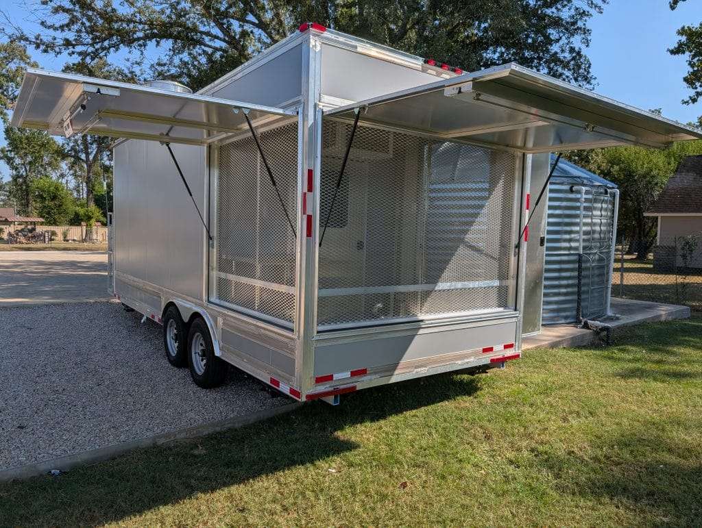 20ft Equipped BBQ Trailer