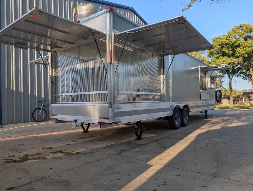32ft BBQ Trailer with Porch & Full Kitchen